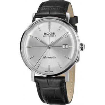Мужские швейцарские механические наручные часы Epos 3437.132.20.18.25 1