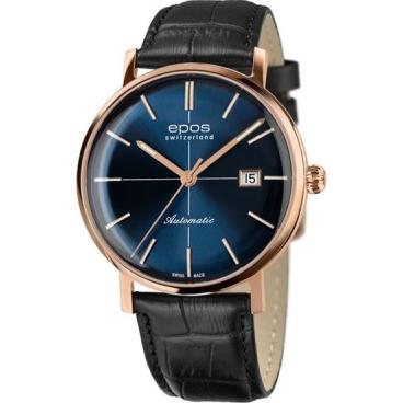 Мужские швейцарские механические наручные часы Epos 3437.132.24.16.25 1