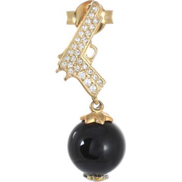 Серебряный кулон aka.Hooliganka 4008.23_aka c агатом, фианитом 1 Серебряный кулон aka.Hooliganka 4008.23_aka c агатом, фианитом 1