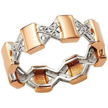 Мужское золотое кольцо BADINI 41-0203 с цирконием 1 Мужское золотое кольцо BADINI 41-0203 с цирконием 1