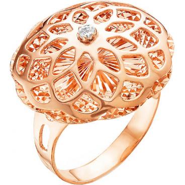 Серебряное кольцо Серебро России 411-25-01-42111 с фианитом 1 Серебряное кольцо Серебро России 411-25-01-42111 с фианитом 1