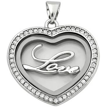 Серебряный кулон Liza Geld 4111H/0-040051VL c перламутром, фианитом 1 Серебряный кулон Liza Geld 4111H/0-040051VL c перламутром, фианитом 1