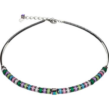 Стальное колье ожерелье Coeur de Lion 4589p с полярисом 1