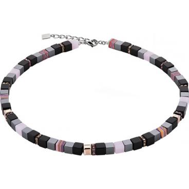 Колье ожерелье Coeur de Lion 4671/10-1330 с малахитом, ониксом, кристаллами Swarovski 1 Колье ожерелье Coeur de Lion 4671/10-1330 с малахитом, ониксом, кристаллами Swarovski 1