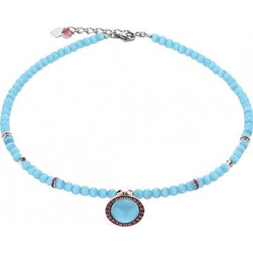 Колье ожерелье с подвесками Coeur de Lion 4806/10-2000 с стеклом, кристаллами Swarovski 1