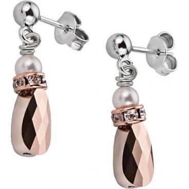 Стальные серьги Coeur de Lion 4852/21-1620 с кристаллами Swarovski, жемчугом, хрусталем 1 Стальные серьги Coeur de Lion 4852/21-1620 с кристаллами Swarovski, жемчугом, хрусталем 1