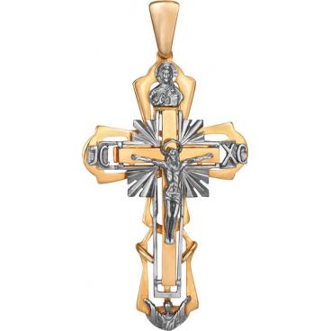Мужской золотой православный крестик с распятием Национальное Достояние 50080000-nd 1 Мужской золотой православный крестик с распятием Национальное Достояние 50080000-nd 1