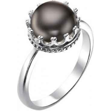 Серебряное кольцо корона De Fleur 51534S2 с жемчугом 1 Серебряное кольцо корона De Fleur 51534S2 с жемчугом 1