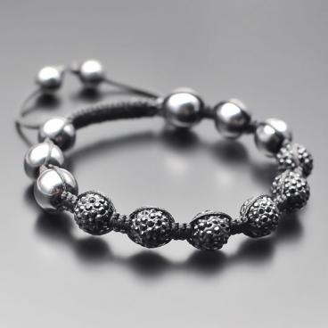 Жесткий браслет из бусин Rico La Cara 5156-rlc с фианитами 1