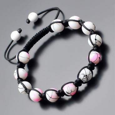 Жесткий браслет из бусин Rico La Cara 5167-rlc с агатами 1