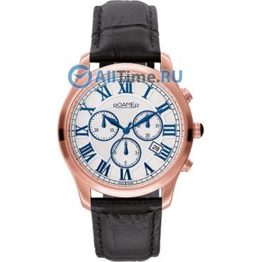 Мужские швейцарские наручные часы Roamer 530.837.49.12.05 с хронографом 1