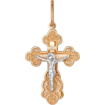 Золотой православный крестик с распятием Национальное Достояние 54080039-nd 1 Золотой православный крестик с распятием Национальное Достояние 54080039-nd 1