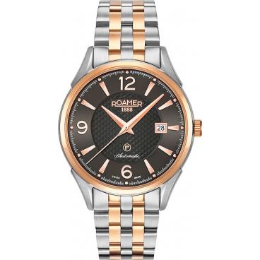 Мужские швейцарские механические наручные часы Roamer 550.660.49.54.50 1