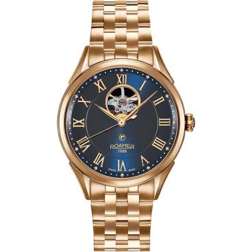 Мужские швейцарские механические наручные часы Roamer 550.661.49.42.50 1