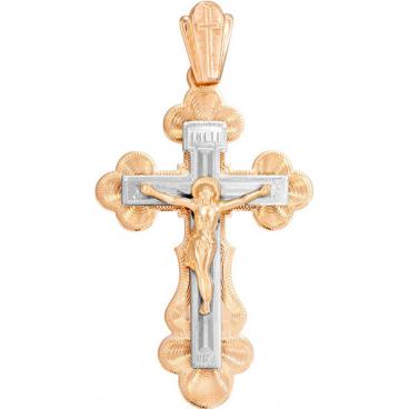 Мужской золотой православный крестик с распятием Национальное Достояние 57000929-nd 1 Мужской золотой православный крестик с распятием Национальное Достояние 57000929-nd 1