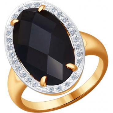 Золотой перстень SOKOLOV 6015039_s с бриллиантами 1 Золотой перстень SOKOLOV 6015039_s с бриллиантами 1