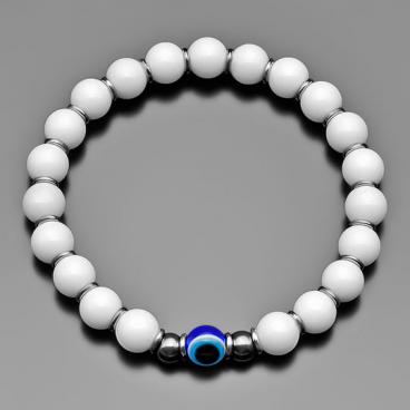 Браслет из бусин Rico La Cara 6129-rlc с агатами, гематитом 1