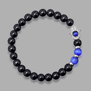 Браслет из бусин Rico La Cara 6170-rlc с кошачьим глазом, марблитом 1