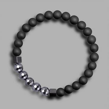 Браслет из бусин Rico La Cara 6172-rlc с шунгитом 1