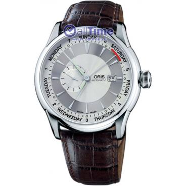 Мужские швейцарские механические наручные часы Oris 645-7596-40-51LS 1