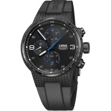 Мужские швейцарские механические титановые наручные часы Oris 674-7725-87-64RS с хронографом 1