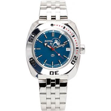 Мужские российские механические наручные часы Восток 710059 1