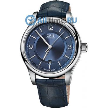 Мужские швейцарские механические наручные часы Oris 733-7594-40-35LS 1