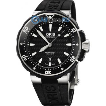 Мужские швейцарские механические титановые наручные часы Oris 733-7682-71-54RS 1