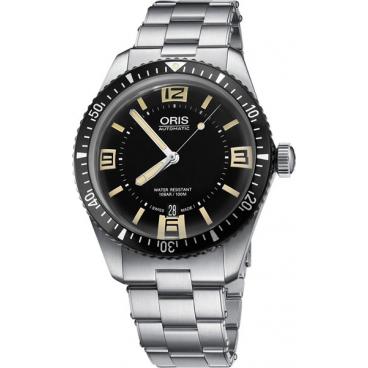 Мужские швейцарские механические наручные часы Oris 733-7707-40-64MB 1