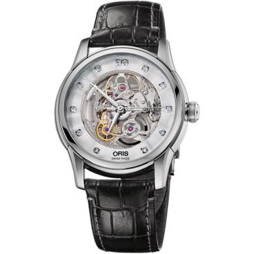 Женские швейцарские механические наручные часы Oris 734-7670-40-19LS 1