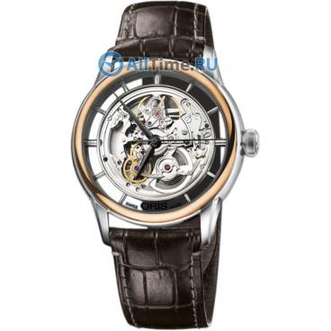 Мужские швейцарские механические наручные часы Oris 734-7684-63-51LS 1