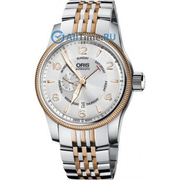 Мужские швейцарские механические наручные часы Oris 745-7688-43-61MB 1