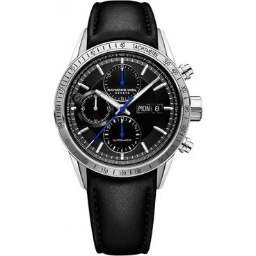 Мужские швейцарские механические наручные часы Raymond Weil 7731-STC-20021 с хронографом 1