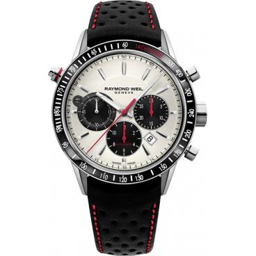 Мужские швейцарские механические наручные часы Raymond Weil 7740-SC1-65221 с хронографом 1
