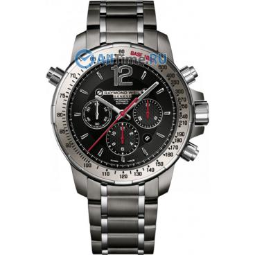 Мужские швейцарские механические титановые наручные часы Raymond Weil 7850-TI-05207 с хронографом 1