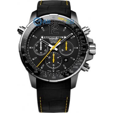 Мужские швейцарские механические титановые наручные часы Raymond Weil 7850-TIR-05207 с хронографом 1