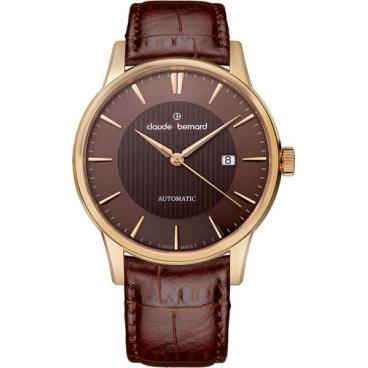 Мужские швейцарские механические наручные часы Claude Bernard 80091-37RBRIR 1 Мужские швейцарские механические наручные часы Claude Bernard 80091-37RBRIR 1