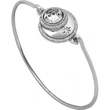 Серебряный жесткий браслет Liza Geld 8024K/0-040051VL с фианитами 1 Серебряный жесткий браслет Liza Geld 8024K/0-040051VL с фианитами 1