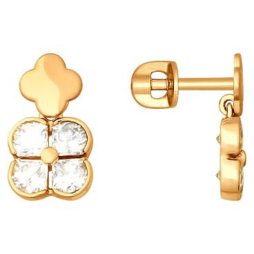 Золотые серьги-пусеты (гвоздики) SOKOLOV 81020325_s с фианитами Swarovski 1 Золотые серьги-пусеты (гвоздики) SOKOLOV 81020325_s с фианитами Swarovski 1