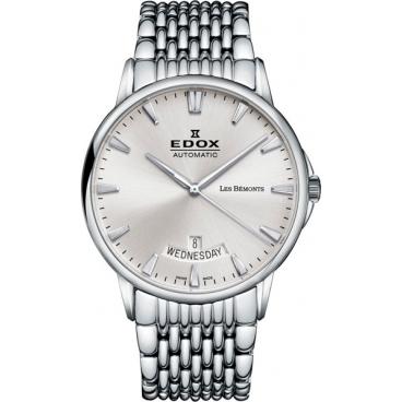 Мужские швейцарские механические наручные часы Edox 83015-3MBIN 1 Мужские швейцарские механические наручные часы Edox 83015-3MBIN 1