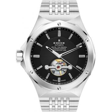 Мужские швейцарские механические наручные часы Edox 85024-3MNIN 1