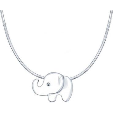 Серебряное колье цепь с подвесками SOKOLOV 87070002_s с бриллиантом 1 Серебряное колье цепь с подвесками SOKOLOV 87070002_s с бриллиантом 1