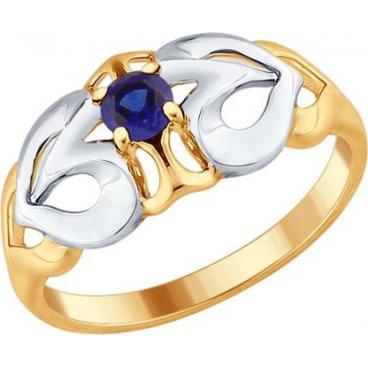 Серебряное кольцо SOKOLOV 88010043_s с корундом 1