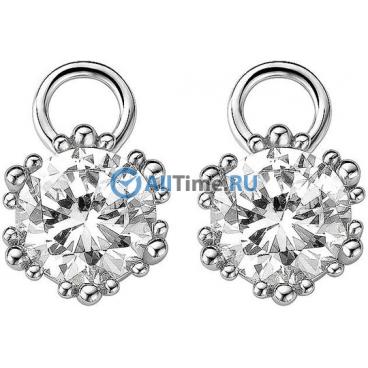 Серебряные серьги Ti Sento 9152ZI с цирконием 1 Серебряные серьги Ti Sento 9152ZI с цирконием 1