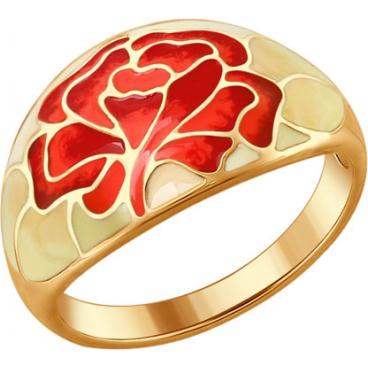 Серебряное кольцо SOKOLOV 93010651_s с эмалью 1 Серебряное кольцо SOKOLOV 93010651_s с эмалью 1