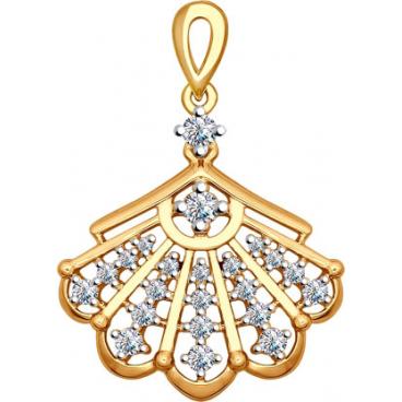 Серебряный кулон SOKOLOV 93030324_s c фианитом 1 Серебряный кулон SOKOLOV 93030324_s c фианитом 1