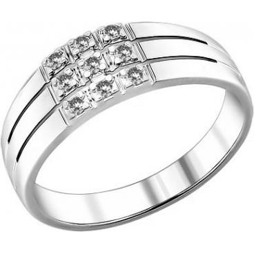Серебряное кольцо SOKOLOV 94010515_s с фианитами 1 Серебряное кольцо SOKOLOV 94010515_s с фианитами 1
