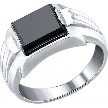 Мужская серебряная печатка перстень SOKOLOV 94010969_s с ониксом 1 Мужская серебряная печатка перстень SOKOLOV 94010969_s с ониксом 1
