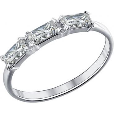 Серебряное кольцо SOKOLOV 94011441_s с фианитами 1 Серебряное кольцо SOKOLOV 94011441_s с фианитами 1