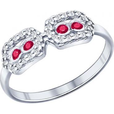 Серебряное кольцо SOKOLOV 94011687_s с фианитами 1 Серебряное кольцо SOKOLOV 94011687_s с фианитами 1